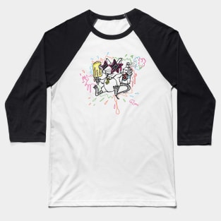 Rat on a splat Baseball T-Shirt